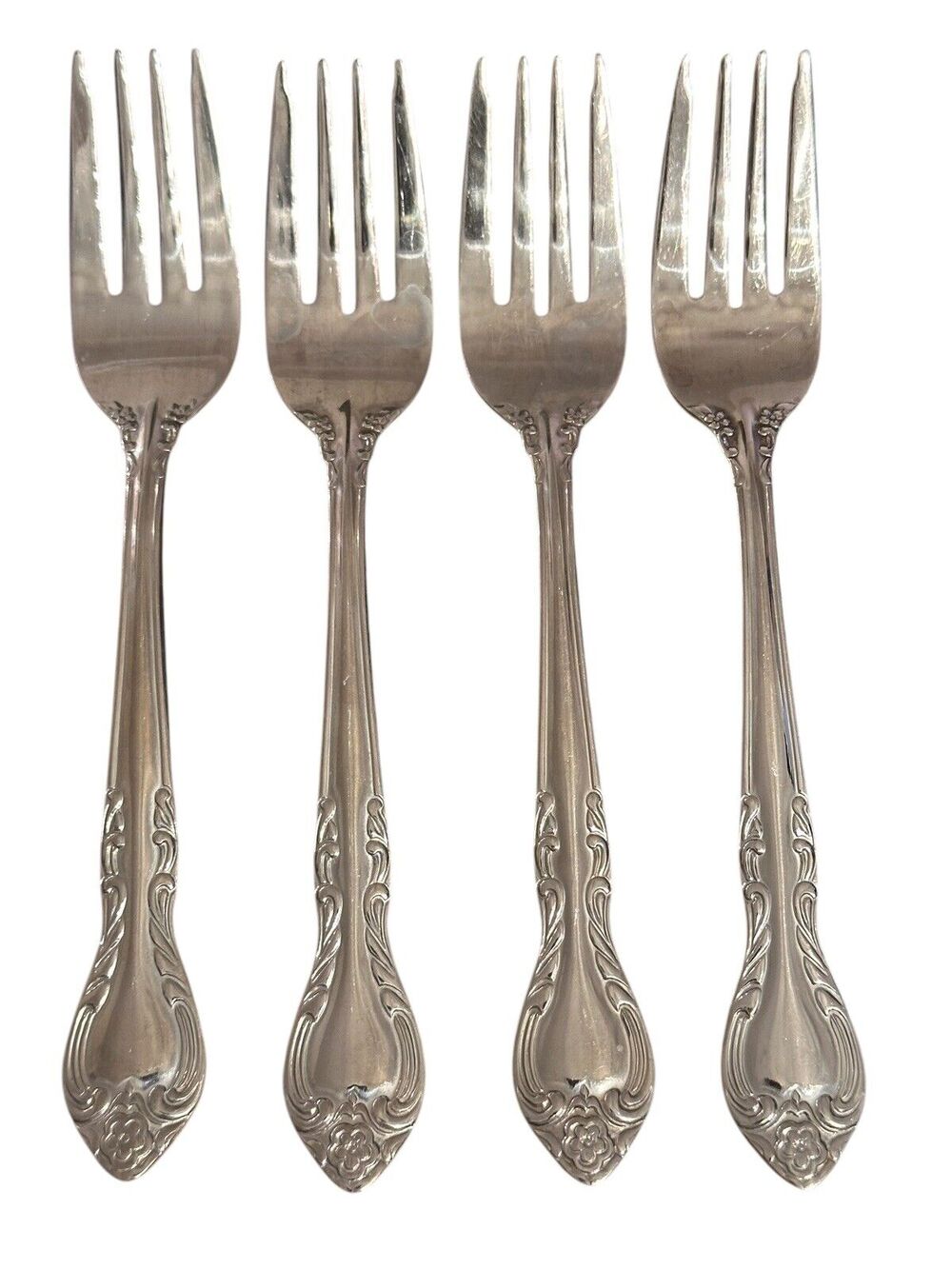 4 RSVP 18/10 RETIRED 2007 Flatware Sophie Salad Fork Vintage Replacement